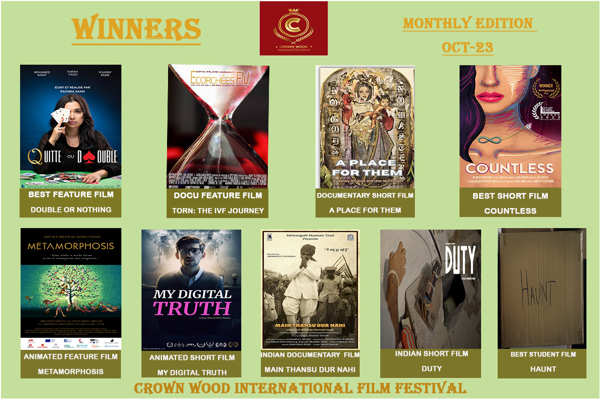 Monthly Result Crown Wood International Film Festival