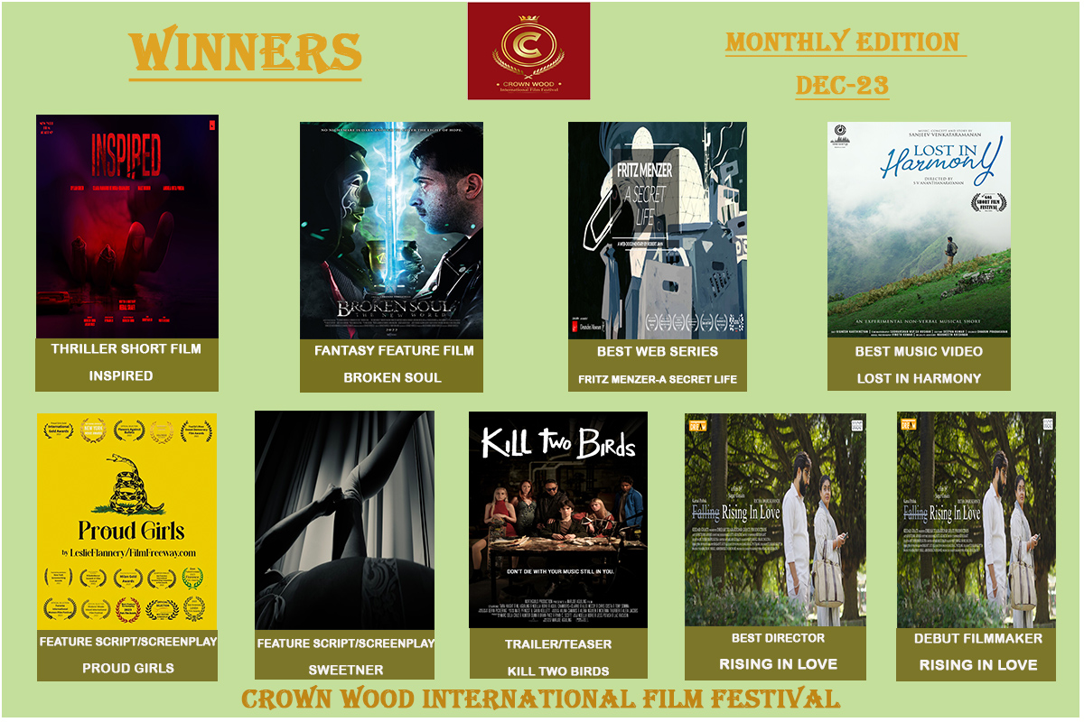 Monthly Result - Crown Wood International Film Festival